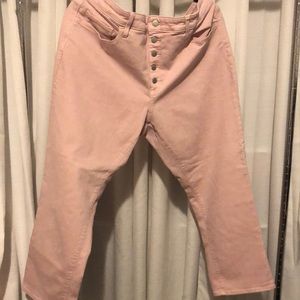 2 Pairs of Straight Crop Jeans, 18